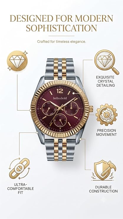 Bells & Bold BB02 (Wine-Silver-Gold)